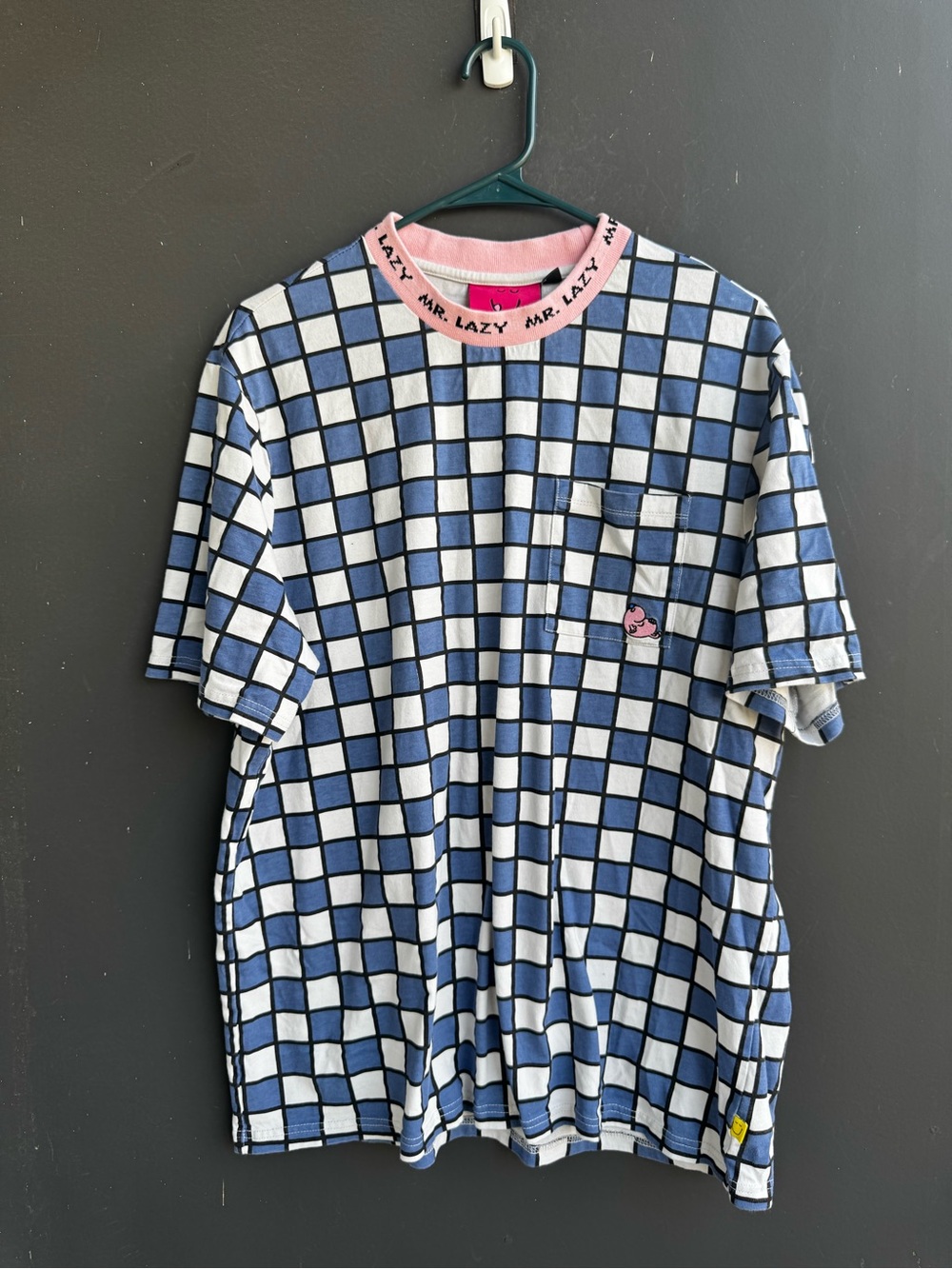 Lazy Oaf X Mr. Men Little Miss Mr. Lazy Checkered Tee T-Shirt